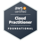 AWS Certified Cloud Practitioner Official AWS Certified Cloud Practitioner badge