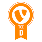 TYPO3 CMS Certified Developer Official TYPO3 CMS Certified Developer badge